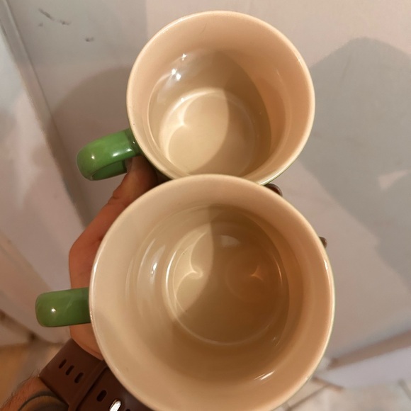 Set of TWO Le Creuset Espresso Mugs Green - Picture 4 of 7